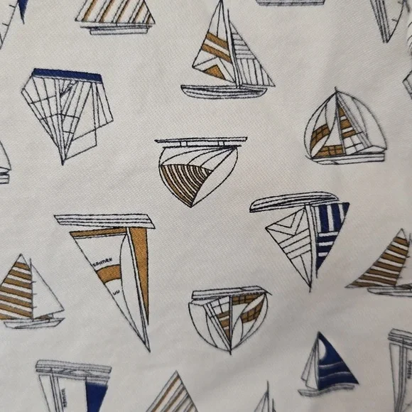 Nautica long sleeve shirt with sailboats - Picture 5 of 9